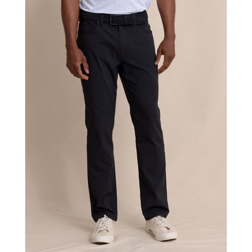 Southern‎ Tide Men’s Intercoastal Performance Pant Caviar Black Size 32x32